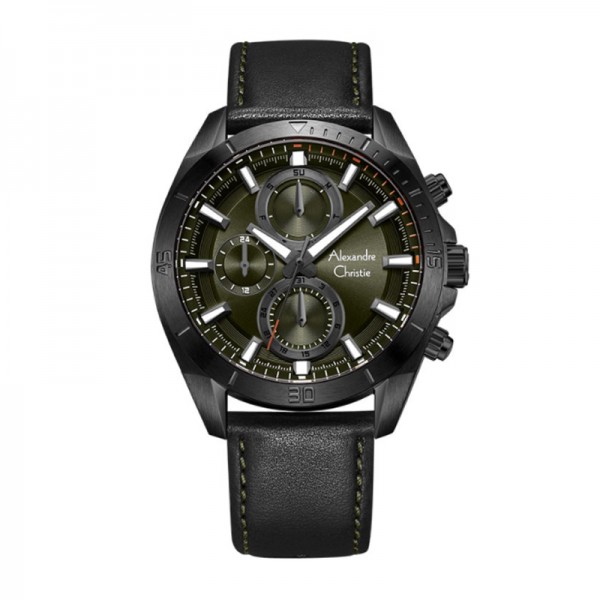 Alexandre Christie AC 6581 Black Green MFLIPGN